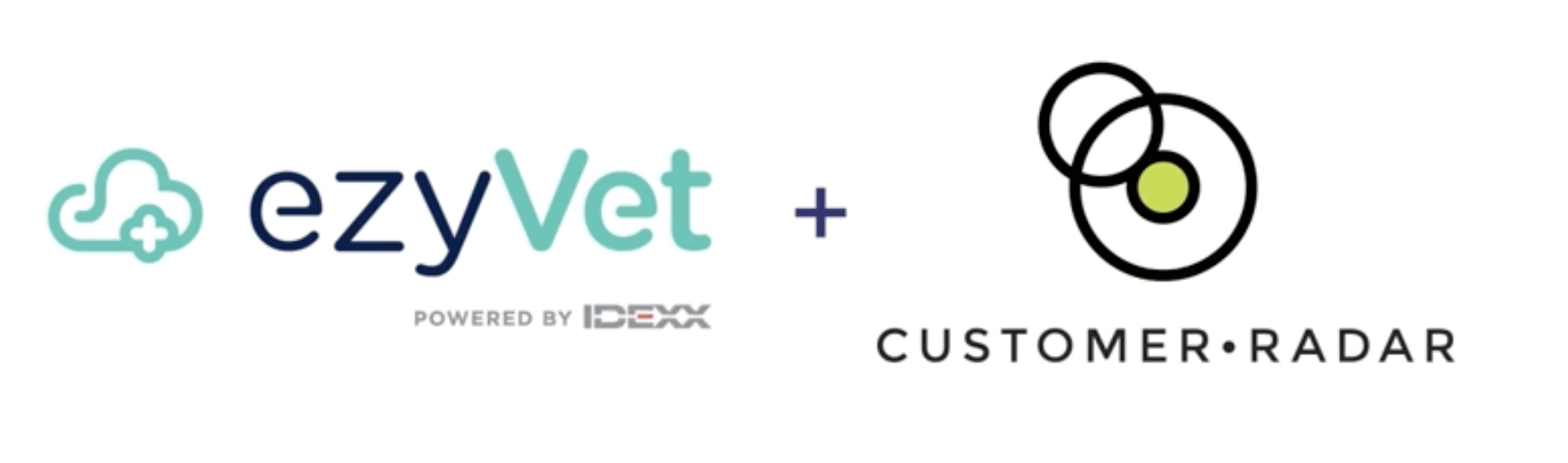 ezyvet and customer radar logo